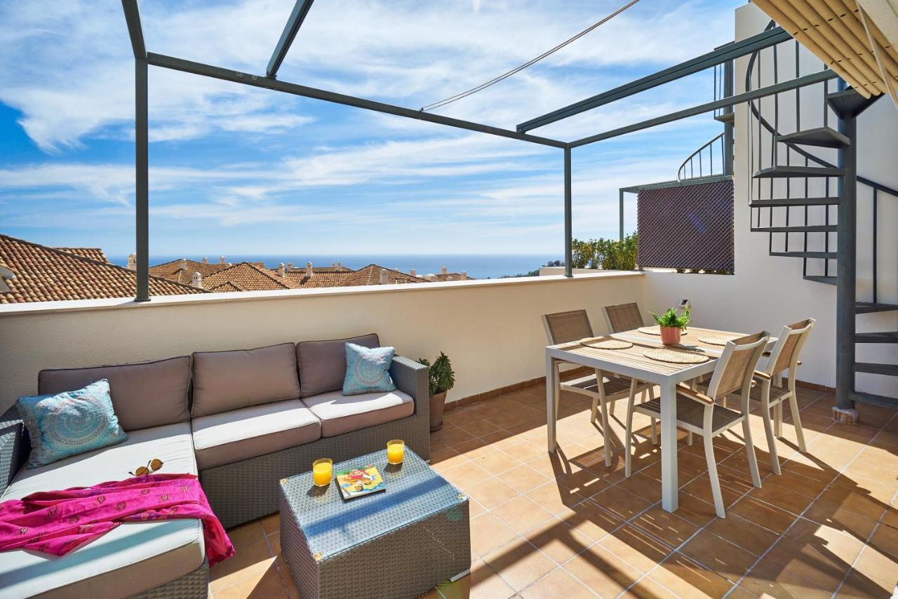 Appartamento Sea View Penthouse, Pool, Privacy, Benalmádena Esterno foto