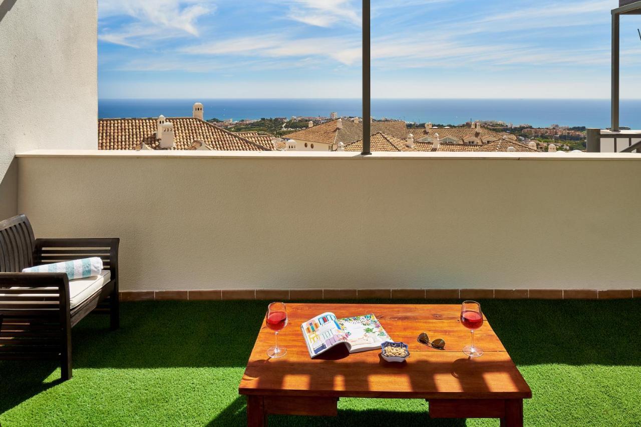Appartamento Sea View Penthouse, Pool, Privacy, Benalmádena Esterno foto